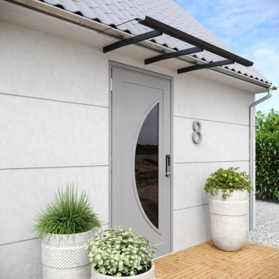 Entretak Bassholmen antracitgrå 200 cm