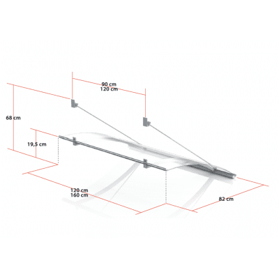 Entretak Visby Måttskiss