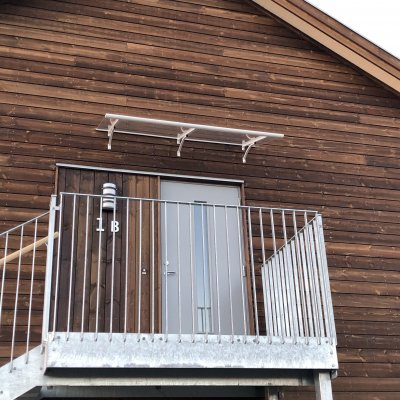 Entretak Ystad vit 197 cm