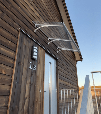 Entretak Ystad 197 cm vit