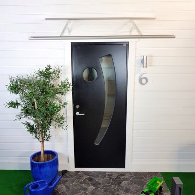 Entretak Ystad grå/silver 160 cm