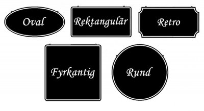 Smidesskylt vägghängd - Classic 2