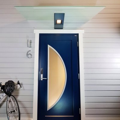 Glastak Kalvsund LED antracitgrå