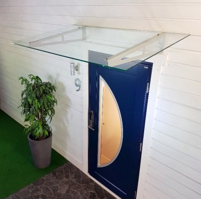 Glastak Värmdö Grå/silver