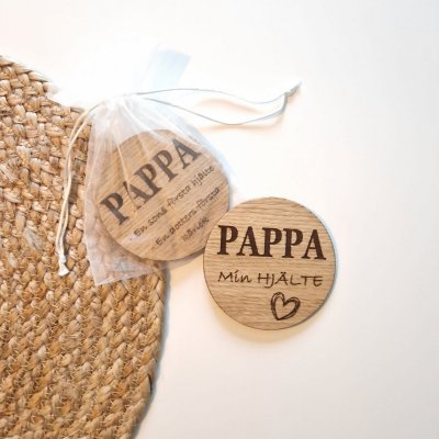 Ölglas med gravyr - PAPPA since