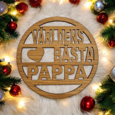 Grytunderlägg världens bästa pappa