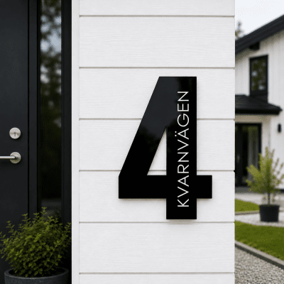 Husnummer med adress