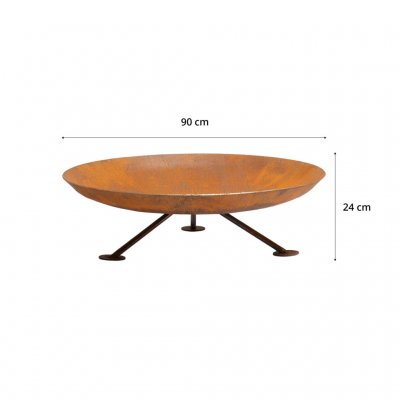 Eldstad utomhus Alta XL ø 90 cm