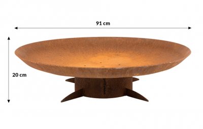 Eldstad utomhus Chiaro XL ø 91 cm