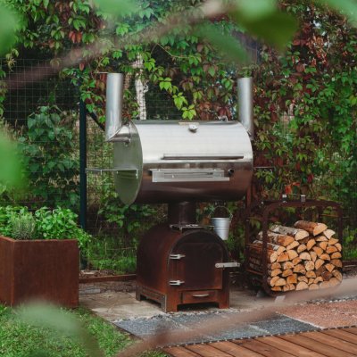 Vedkorg Leo 58x58 cm