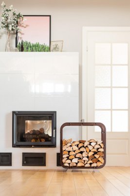 Vedkorg Leo 58x58 cm