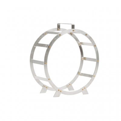 Vedkorg Hugo rostfri ø 58 cm