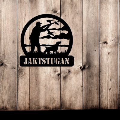 Jägare i plåt - Valfri text