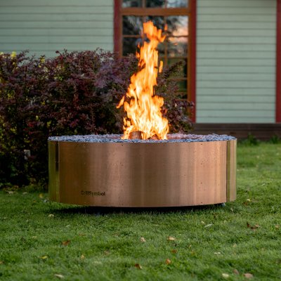 Eldstad utomhus Luna koppar ø 119 cm