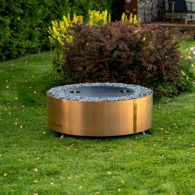 Eldstad utomhus Luna koppar ø 119 cm