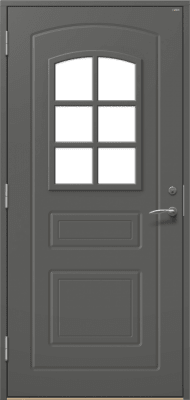 Ytterdörr Malung 2514 mörkgrå