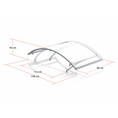Entretak Borgholm - Måttskiss