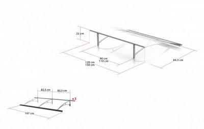 Entrétak Sigtuna måttskiss