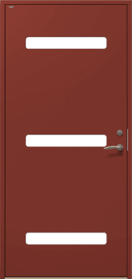 Ytterdörr Merit 303Y röd