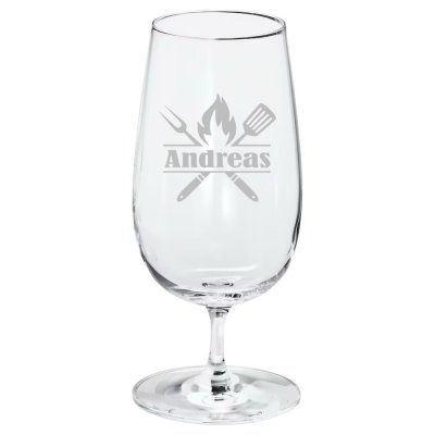 Ölglas med gravyr - Grillöl 