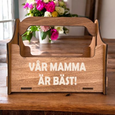 Öllåda 8-pack med valfri folierad text