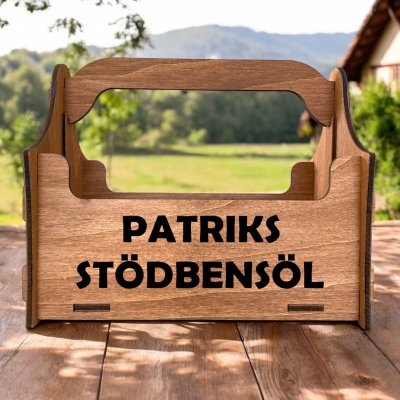 Öllåda 8-pack med valfri folierad text