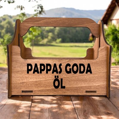Öllåda 8-pack med valfri folierad text