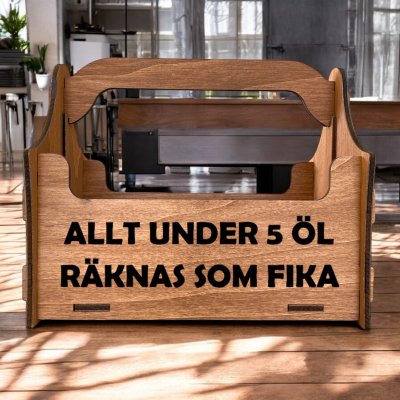 Öllåda 8-pack med valfri folierad text