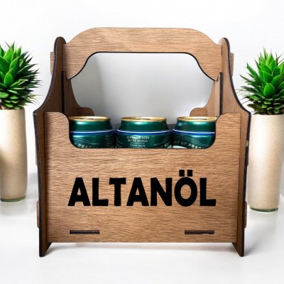 Öllåda 6-pack med valfri folierad text