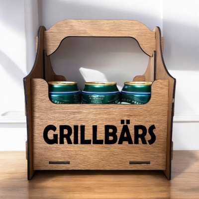 Öllåda 6-pack med valfri folierad text