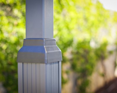 Carport i Metall För Husbil 3,59 X 10,8 m