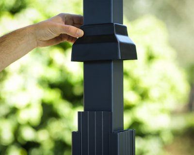 Carport i Metall För Husbil 3,59 X 5,07 m