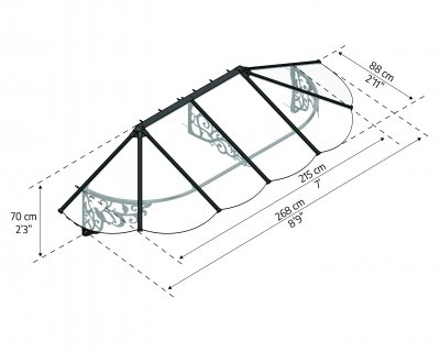 Entretak Lily French 0,9 x 2,7 m