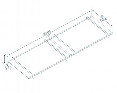 Entretak Nancy Klar 301 cm
