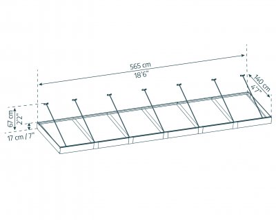 Entretak Sophia Klar XL 565 x 140 cm