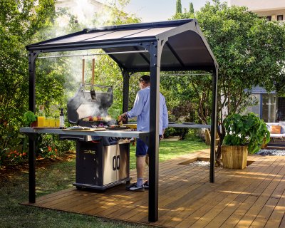 Paviljong Austin BBQ 1,8 X 2,4 m - Canopia