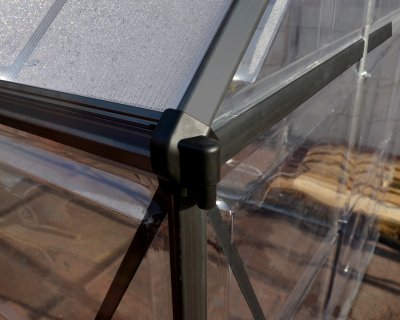 Växthus Balance i Polykarbonat 14,8 m² MörkGrå - Canopia