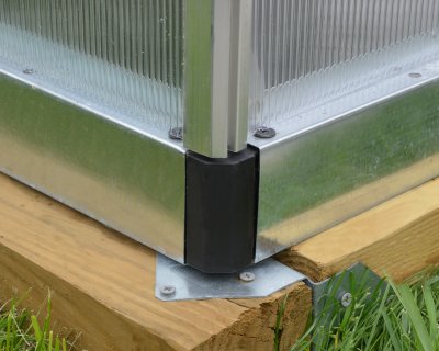 Växthus Bella i Polykarbonat 11,8 m² Silver - Canopia
