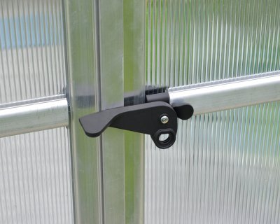 Växthus Bella i Polykarbonat 11,8 m² Silver - Canopia