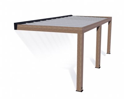 Altantak Helsingfors cederträ 3 X 6,65 m - Canopia