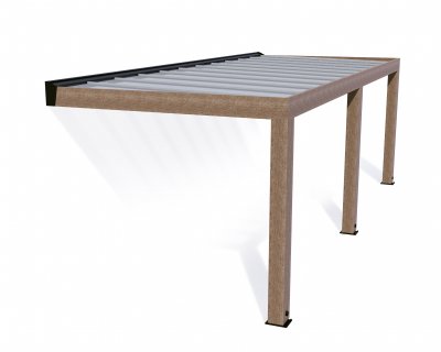 Altantak Helsingfors cederträ 3 X 7,3 m - Canopia