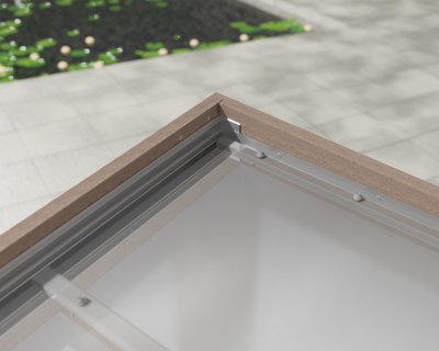 Altantak Helsingfors cederträ 3 X 6,65 m - Canopia