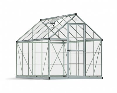 Växthus Harmony i Polykarbonat 5,7 m² Silver - Canopia