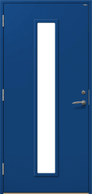 Ytterdörr Oslo 10F1 blå
