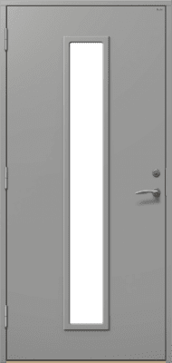 Ytterdörr Oslo 10F1 grå
