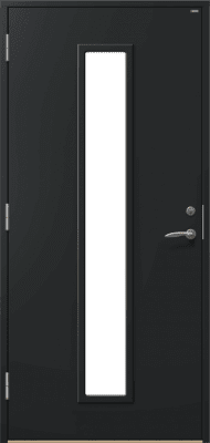 Ytterdörr Oslo 10F1 svart