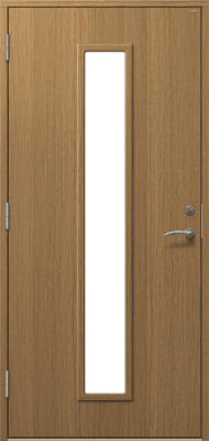 Ytterdörr Oslo 10F1 teak