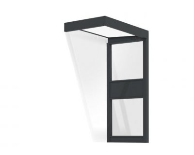 Entretak Sophia vit opal 160 x 96 cm + Sidovägg