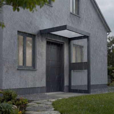 Entretak Sophia vit opal 160 x 96 cm + Sidovägg