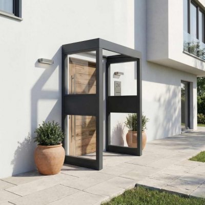 Entretak Sophia vit opal 160 x 96 cm + Sidoväggar